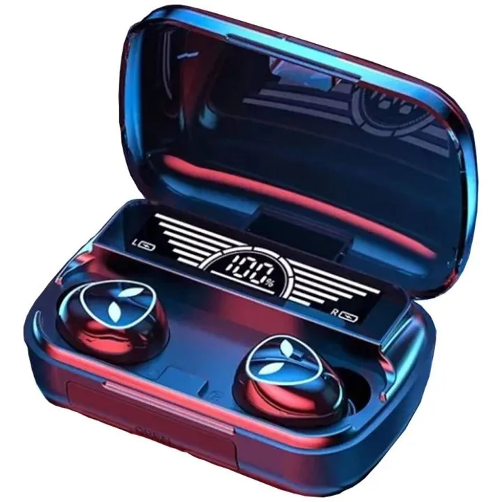 M20 TWS Gaming Wireless Earbuds with Power Bank Case & LED Display