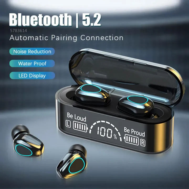 TWS G35 Wireless Bluetooth Earbuds with Power Bank Case & LED Display