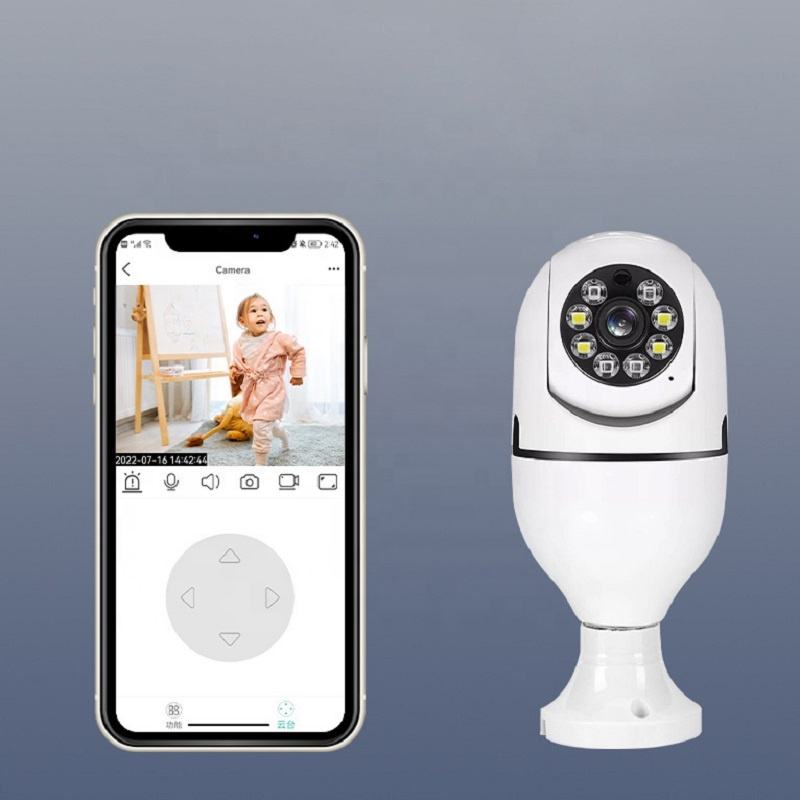 E27 Smart WiFi Bulb Camera