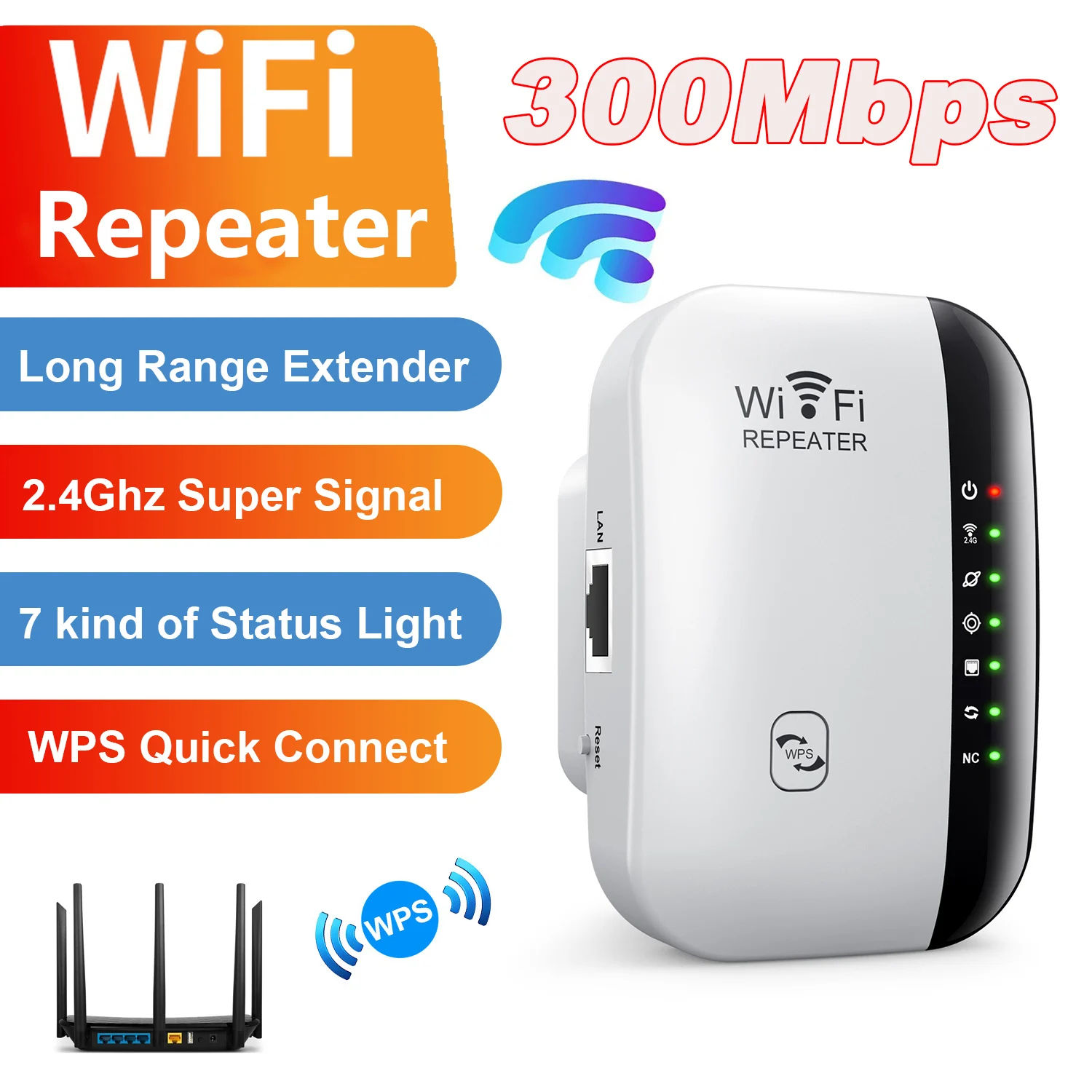 300Mbps WiFi Repeater